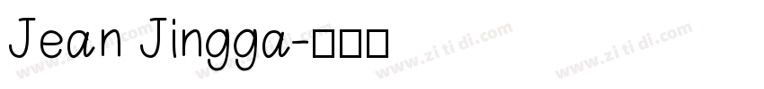 Jean Jingga字体转换
